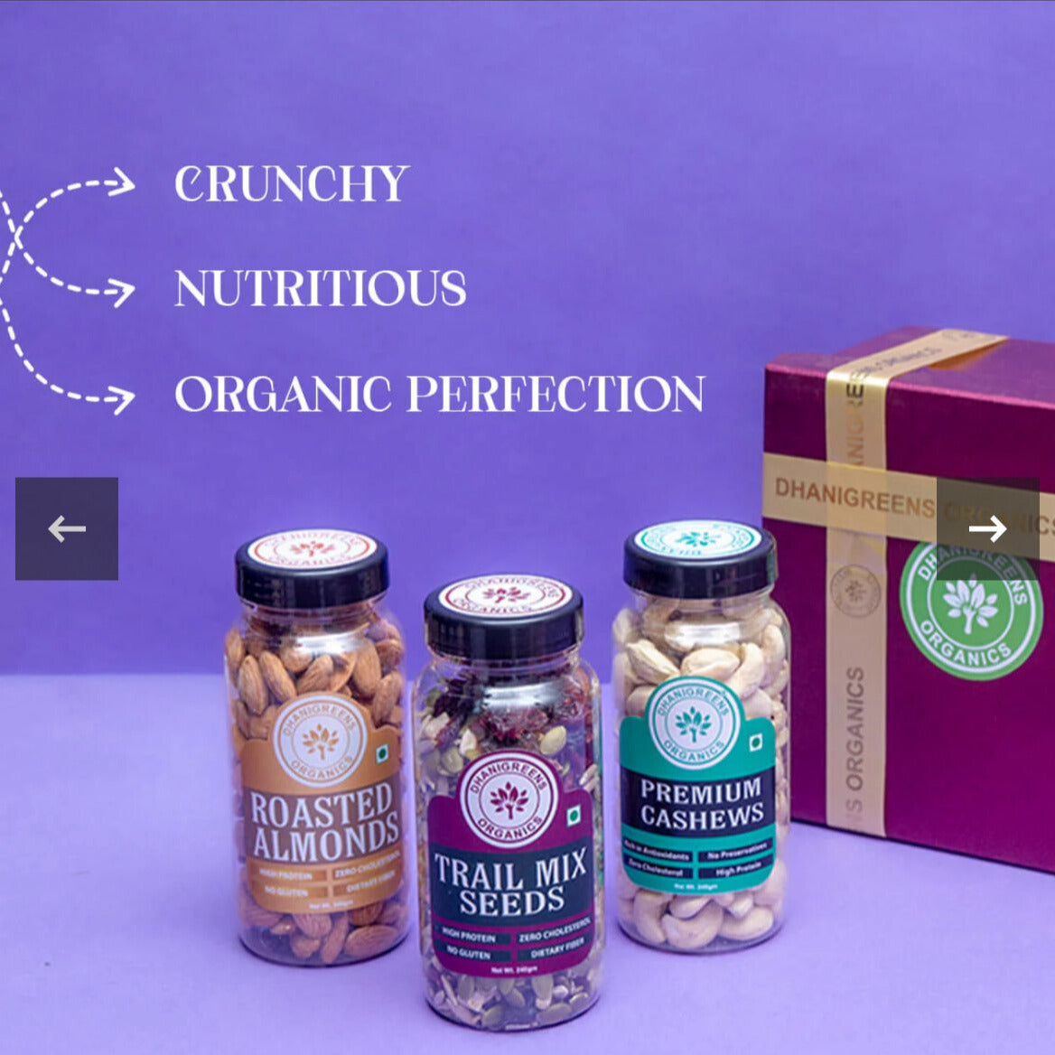 HEALTHY HAMPER (3 DRYFRUITS IN 1 BOX)