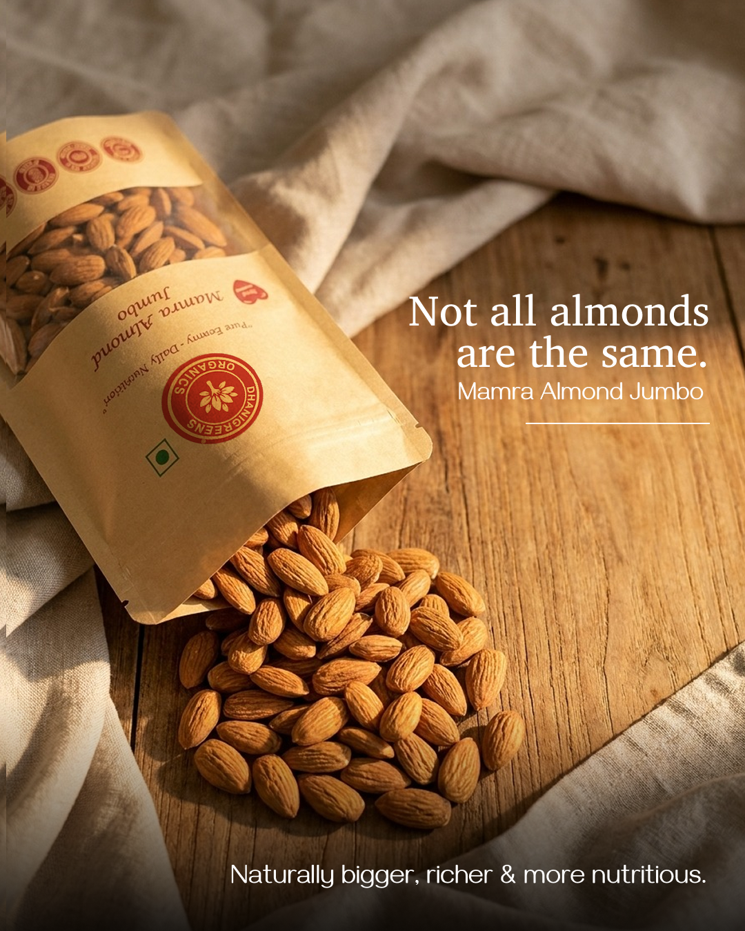JUMBO MAMRA ALMONDS