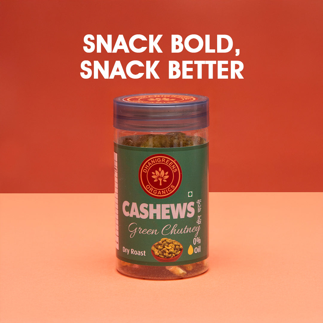GREEN CHUTNEY CASHEWS