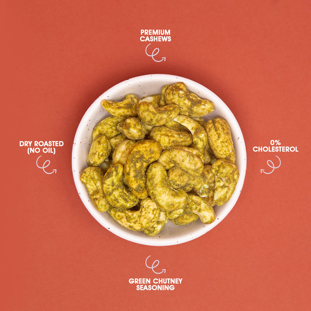 GREEN CHUTNEY CASHEWS