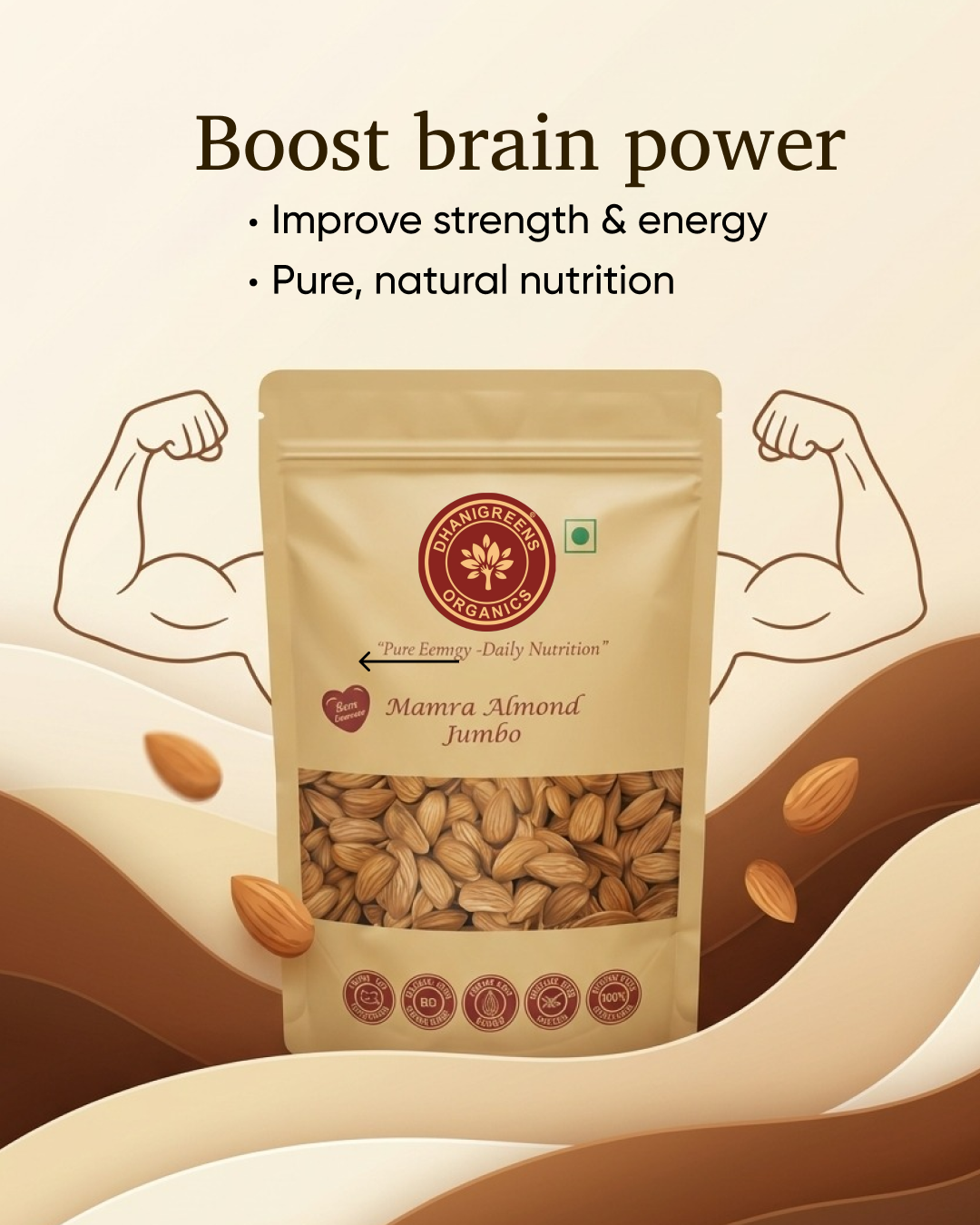 JUMBO MAMRA ALMONDS